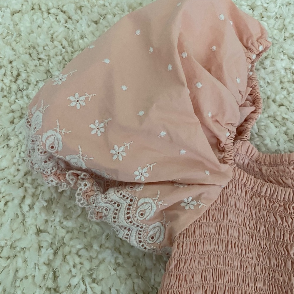 LoveShackFancy Pink Mini Dress - Picture 5 of 5